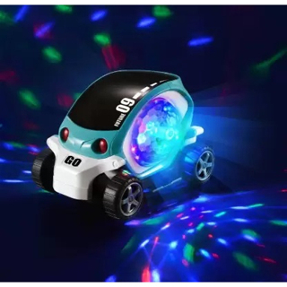 Đồ chơi xe ô tô tự động phát nhạc có đèn xoay 360 độ cho bé - LD-149A